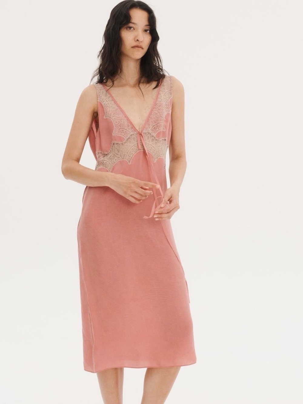 NWT Zara Woman Bloggers Fav LACE SLIP DRESS WILLY CHAVARRIA X ZARA Size XS
